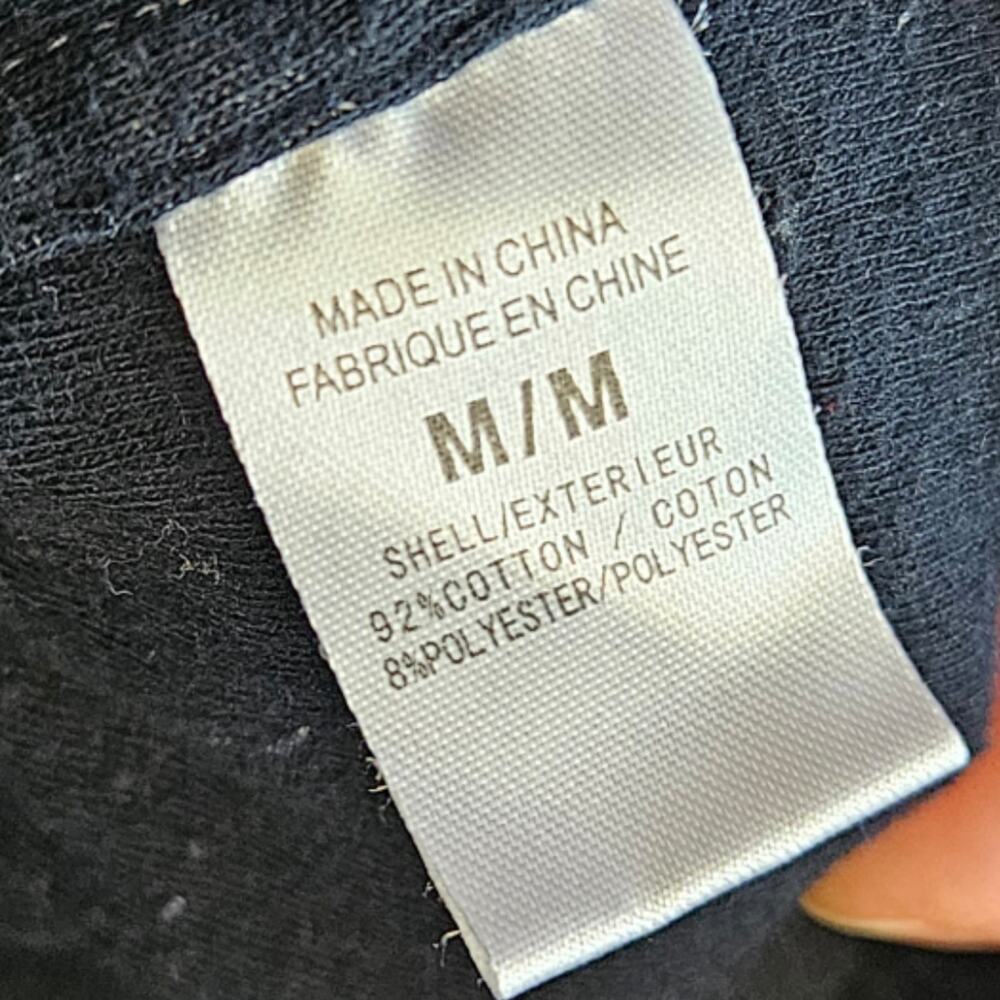 Theory Gray And Black Stripe Open Front Cardi Car… - image 6